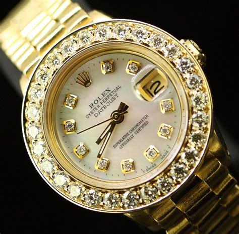 rolex president oro 18k|rolex presidential diamond bezel price.